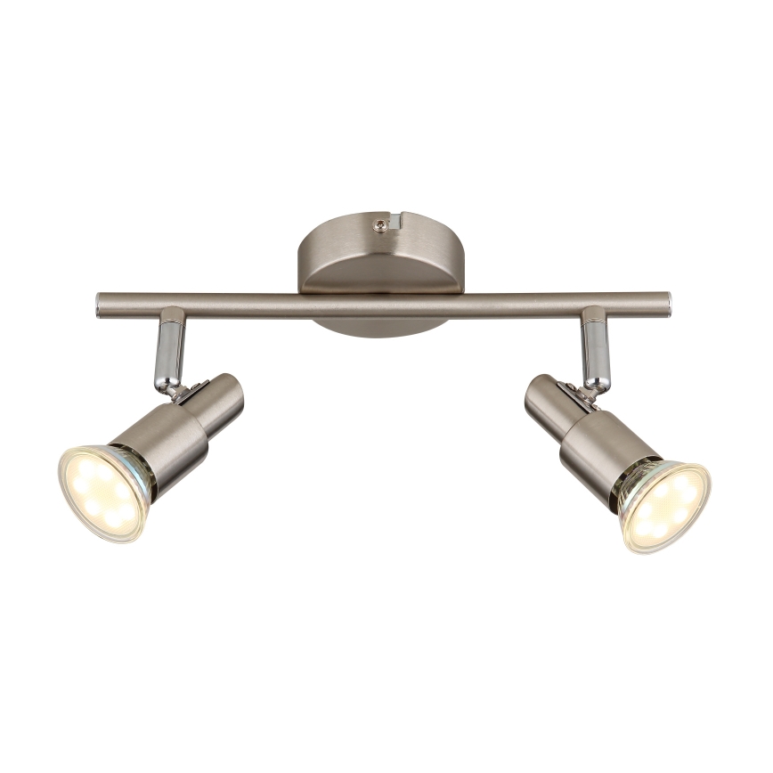 Globo - LED-kohdevalaisin 2xGU10/3W/230V