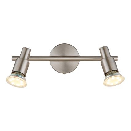 Globo - LED-kohdevalaisin 2xGU10/3W/230V