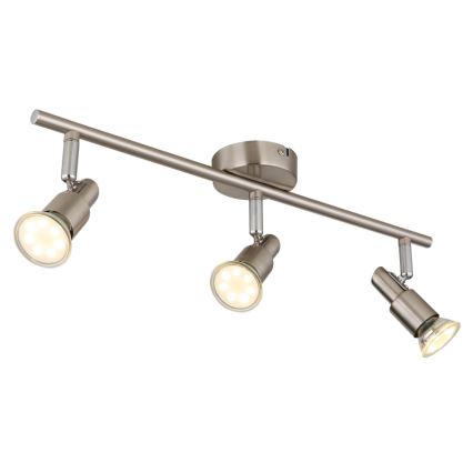Globo - LED-kohdevalaisin 3xGU10/3W/230V