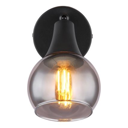 Globo - Seinäkohdevalo 1xE14/40W/230V musta