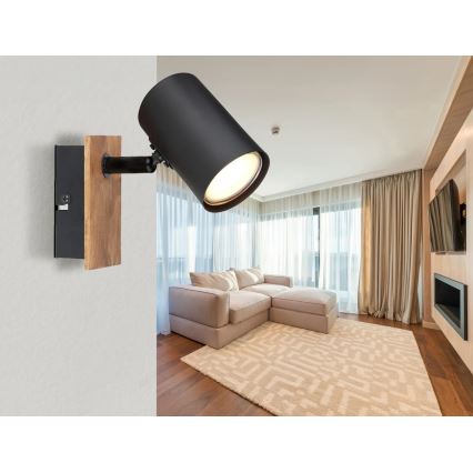 Globo - Seinäkohdevalo 1xGU10/35W/230V