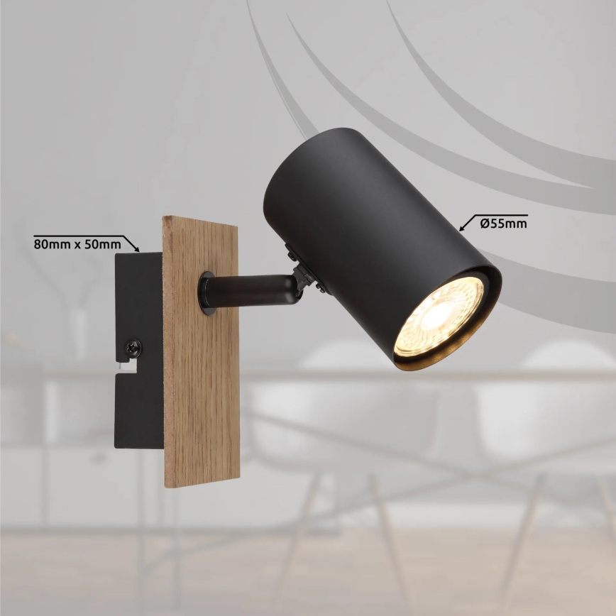 Globo - Seinäkohdevalo 1xGU10/35W/230V