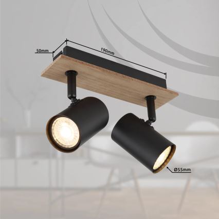 Globo - Kohdevalo 2xGU10/35W/230V