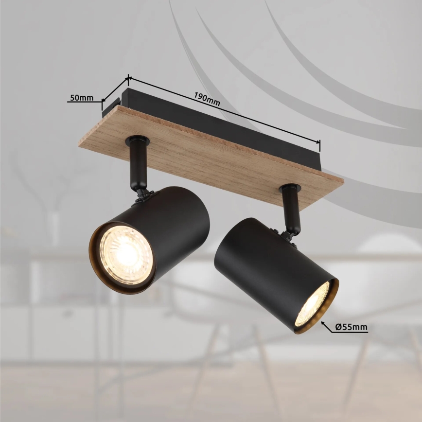 Globo - Kohdevalo 2xGU10/35W/230V