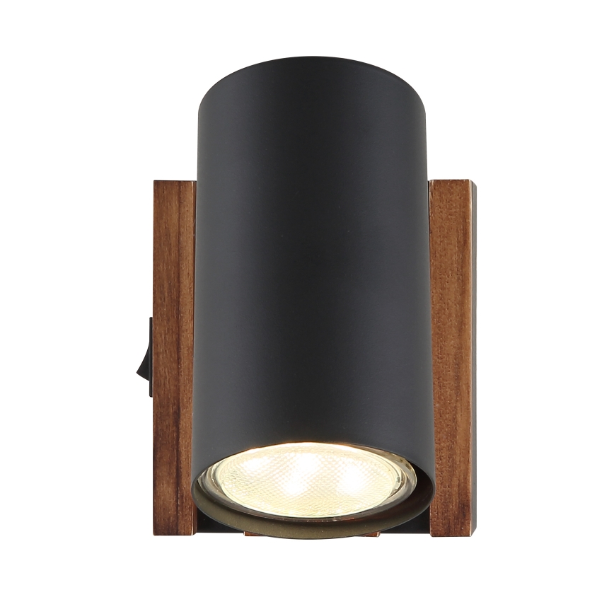 Globo - Seinäkohdevalo 1xGU10/25W/230V musta