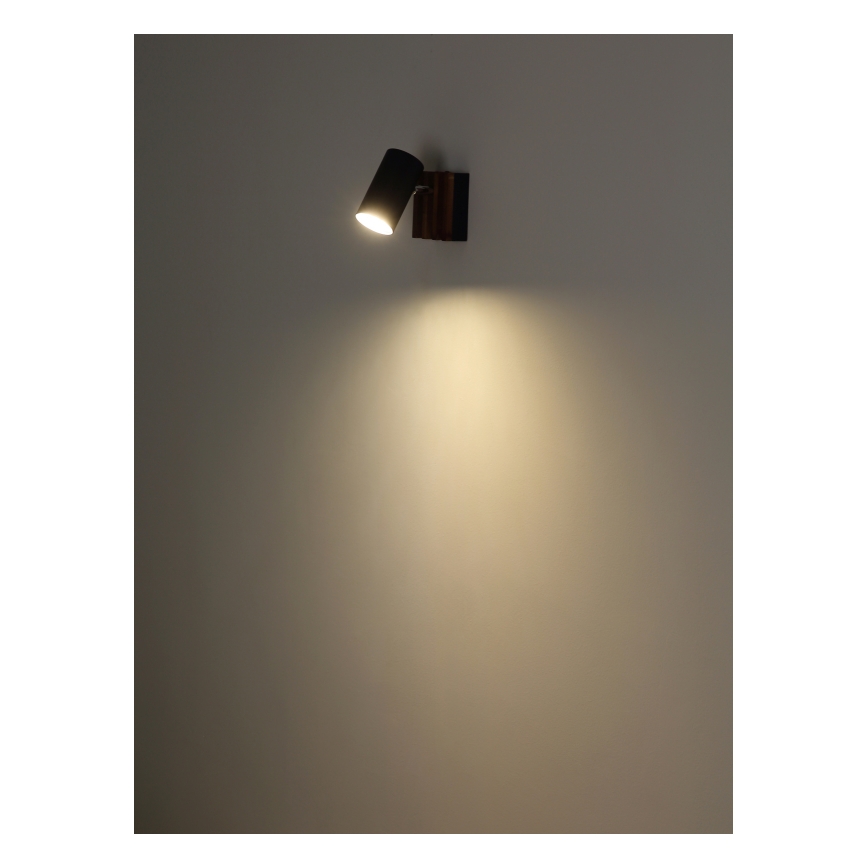 Globo - Seinäkohdevalo 1xGU10/25W/230V musta