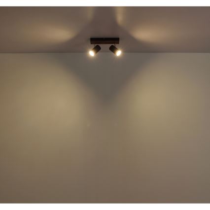 Globo - Kohdevalo 2xGU10/25W/230V musta