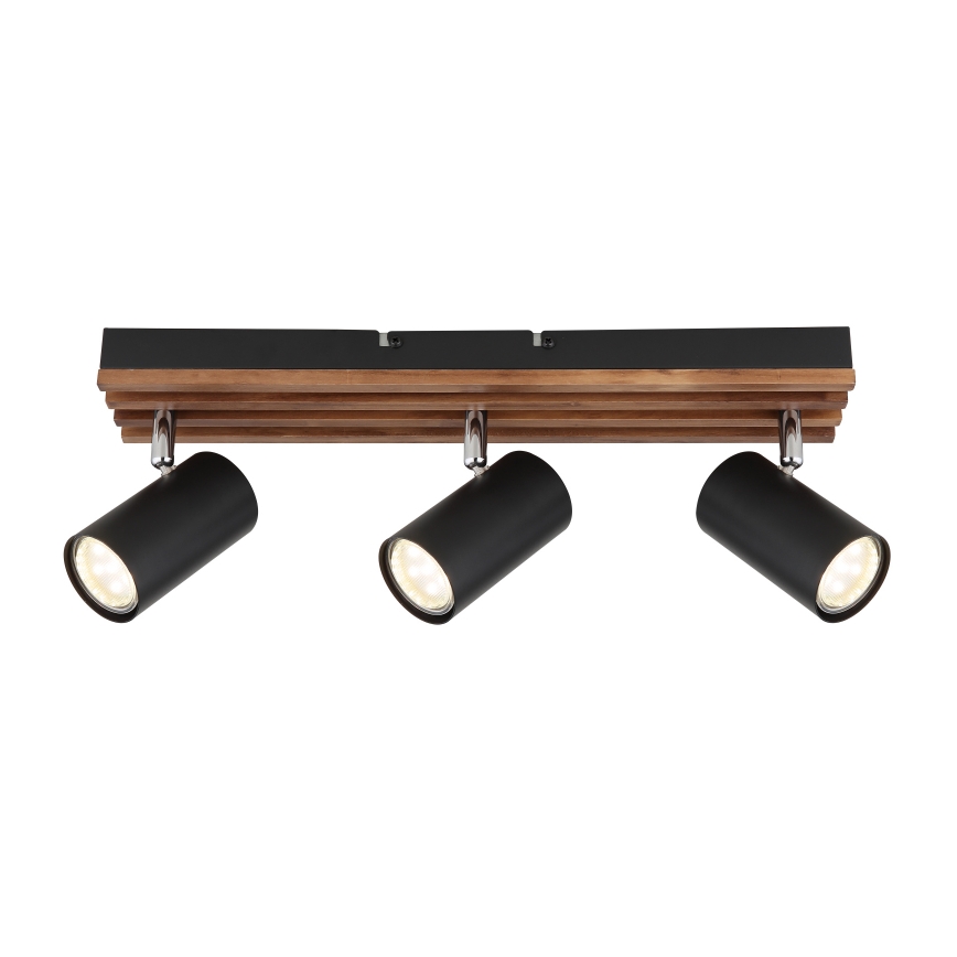 Globo - Kohdevalo 3xGU10/25W/230V musta