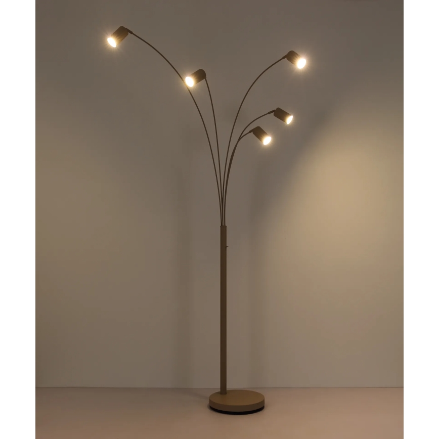 Globo - beige lattiavalaisin 5xGU10/35W/230V