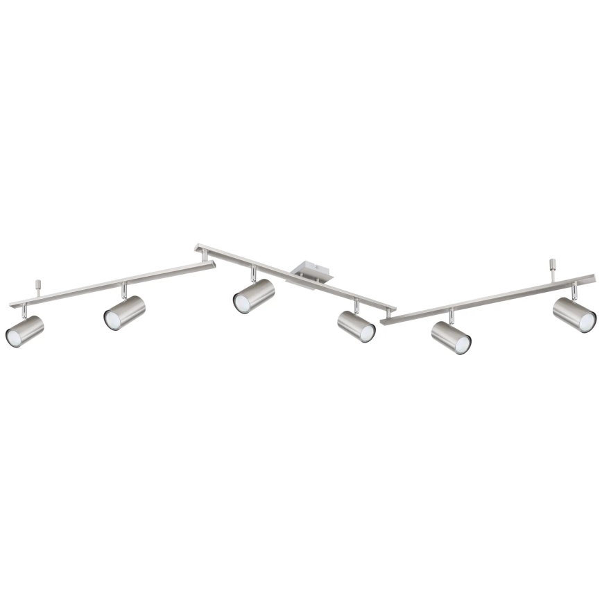 Globo - Kohdevalo 6xGU10/35W/230V mattakromi