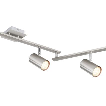 Globo - Kohdevalo 6xGU10/35W/230V mattakromi