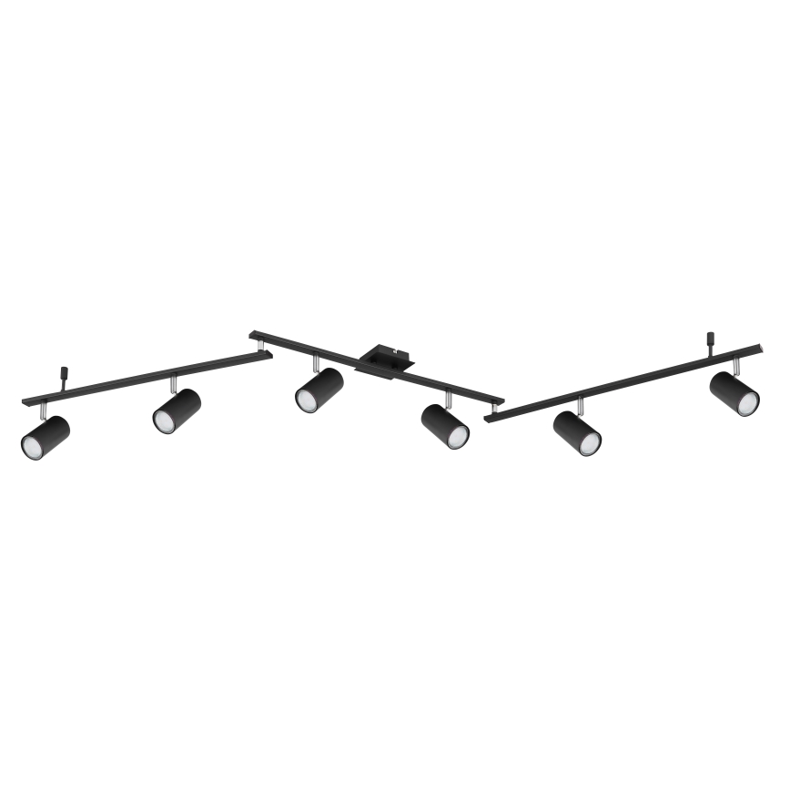 Globo - Kohdevalo 6xGU10/35W/230V musta