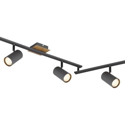 Globo - Kohdevalo 6xGU10/35W/230V antrasiitti