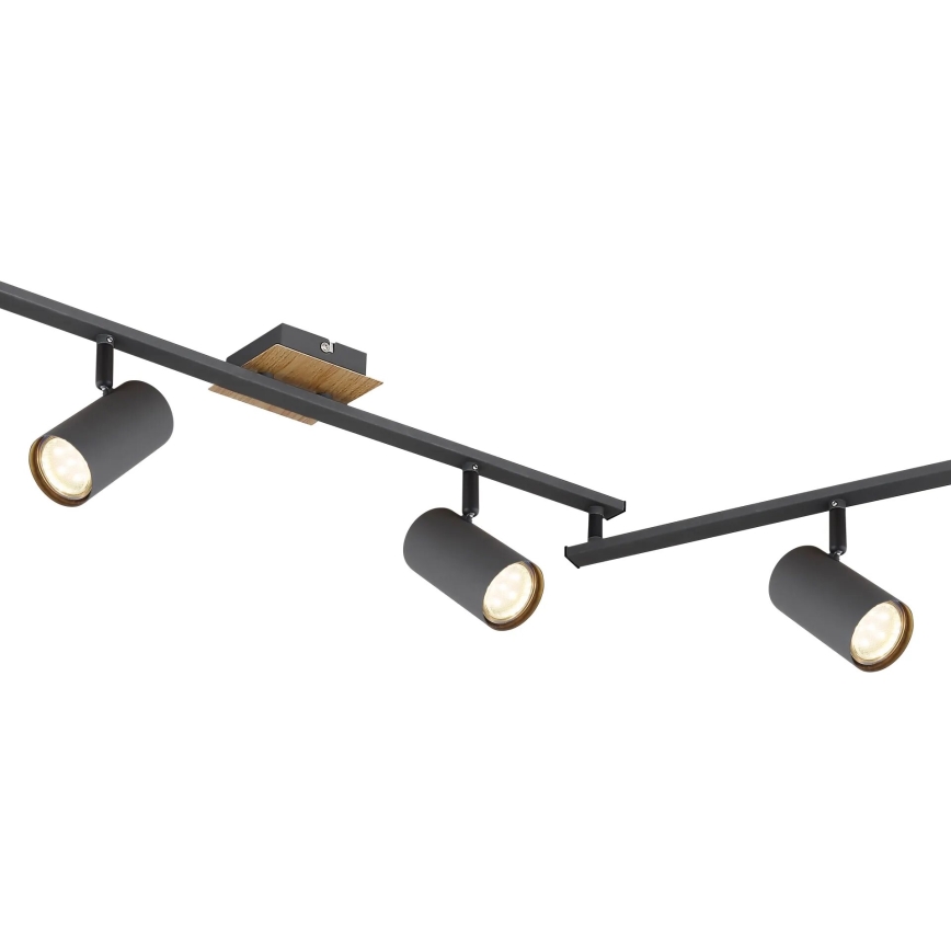 Globo - Kohdevalo 6xGU10/35W/230V antrasiitti