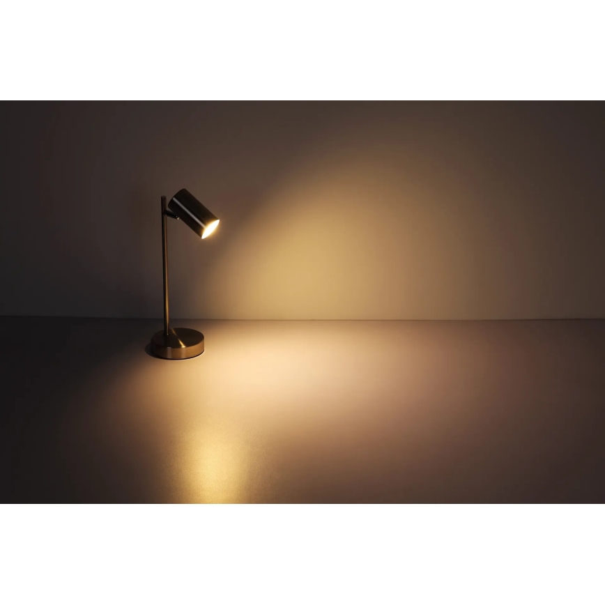 Globo - Pöytävalaisin 1xGU10/5W/230V mattakromi