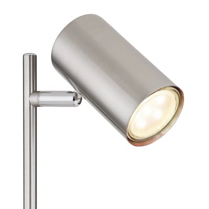 Globo - Pöytävalaisin 1xGU10/5W/230V mattakromi