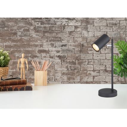 Globo - Pöytävalaisin 1xGU10/5W/230V musta
