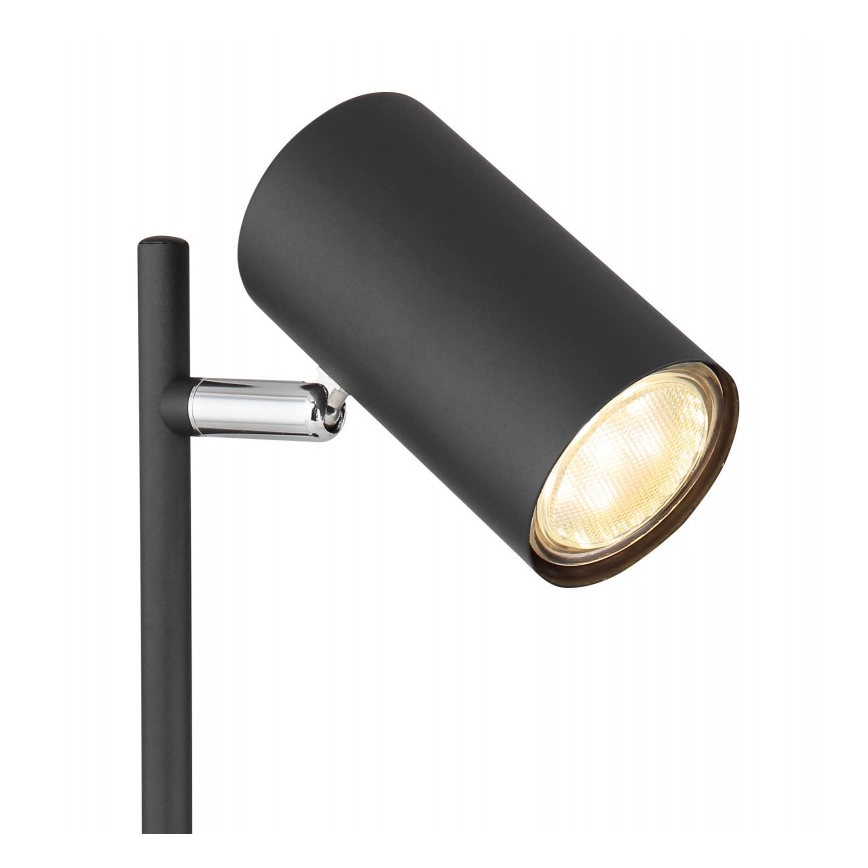 Globo - Pöytävalaisin 1xGU10/5W/230V musta