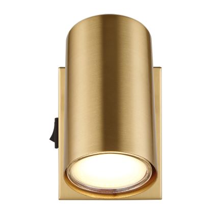 Globo - Seinäkohdevalo 1xGU10/25W/230V kulta