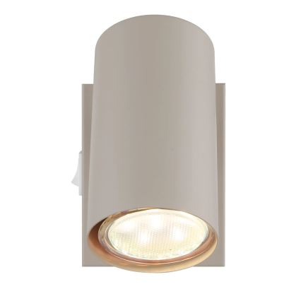 Globo - seinäspotti 1xGU10/25W/230V beige