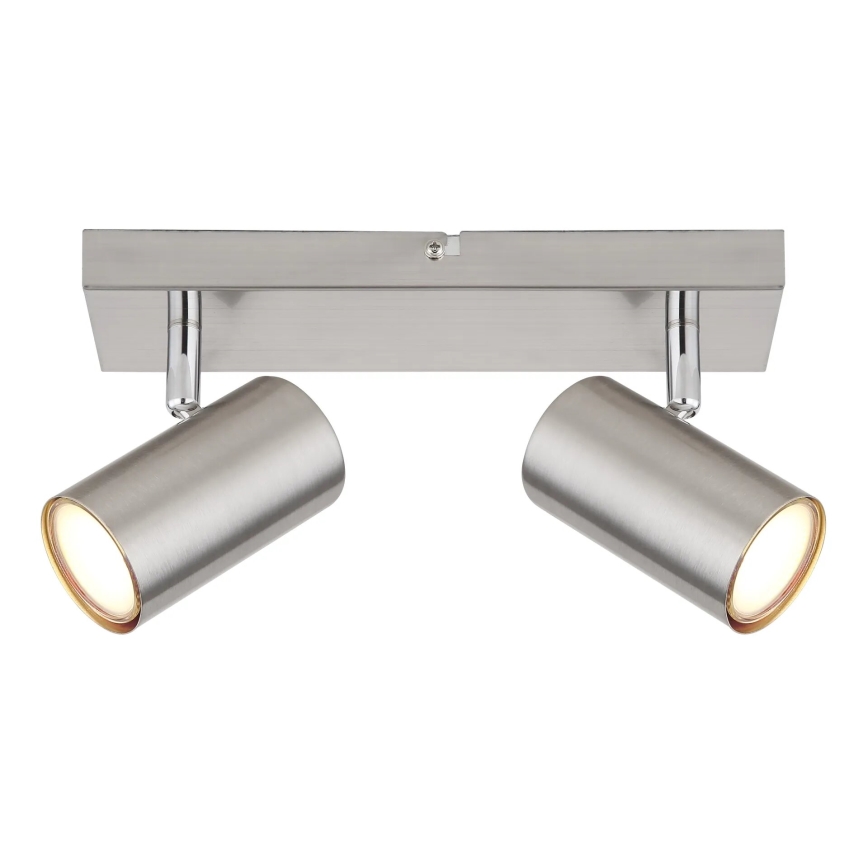 Globo - Kohdevalo 2xGU10/25W/230V mattakromi