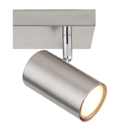 Globo - Kohdevalo 2xGU10/25W/230V mattakromi