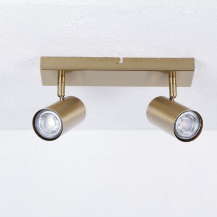Globo - Kohdevalo 2xGU10/35W/230V kulta