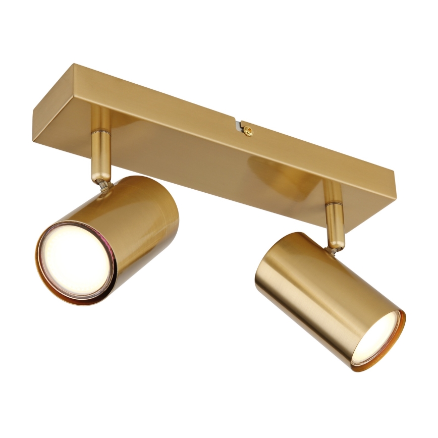 Globo - Kohdevalo 2xGU10/35W/230V kulta