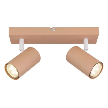 Globo - Kohdevalo 2xGU10/25W/230V oranssi