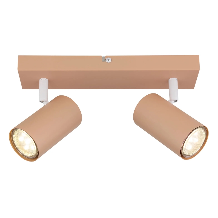 Globo - Kohdevalo 2xGU10/25W/230V oranssi