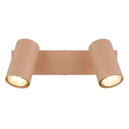 Globo - Kohdevalo 2xGU10/25W/230V oranssi