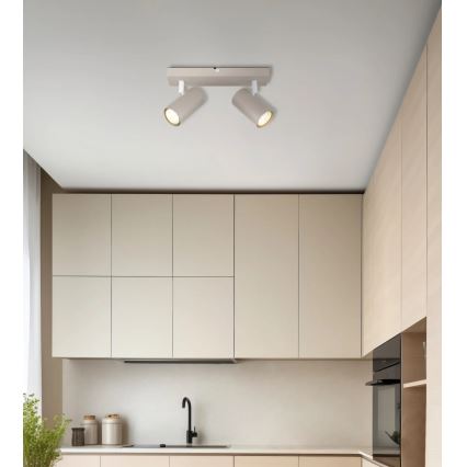 Globo - Kohdevalaisin 2xGU10/35W/230V beige