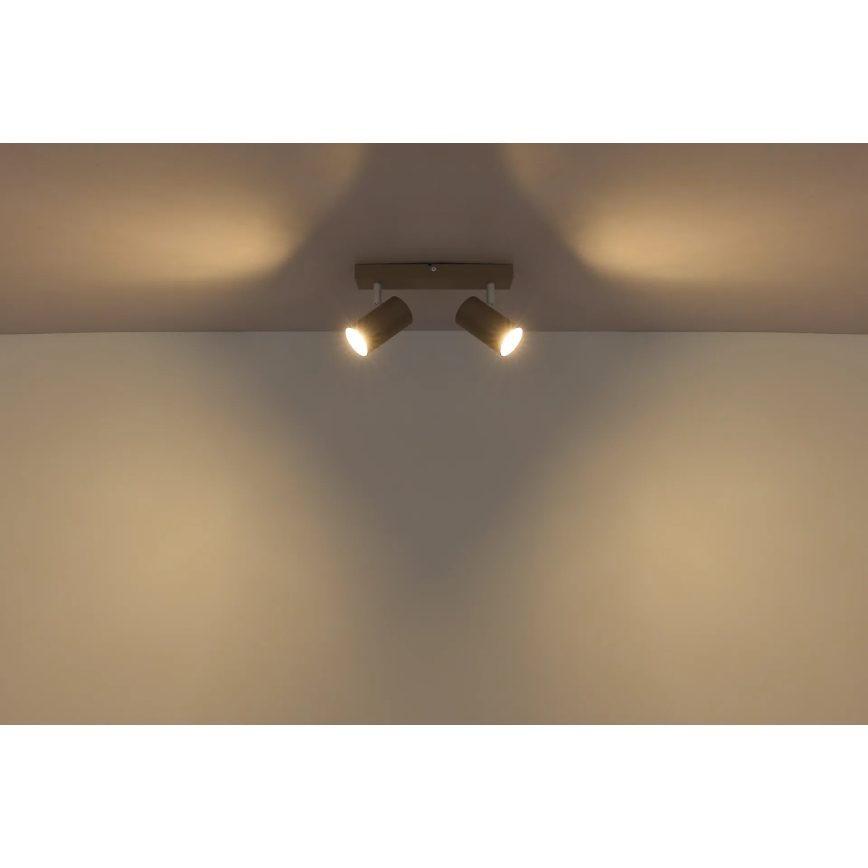 Globo - Kohdevalaisin 2xGU10/35W/230V beige