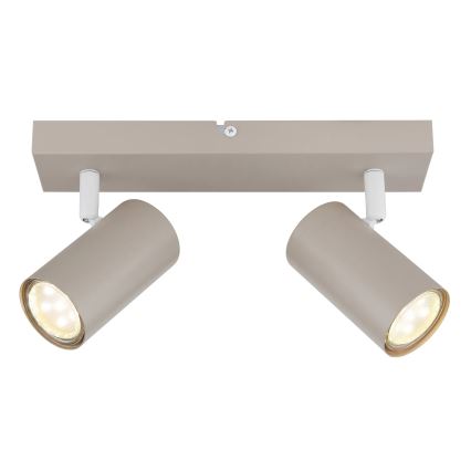 Globo - Kohdevalaisin 2xGU10/35W/230V beige