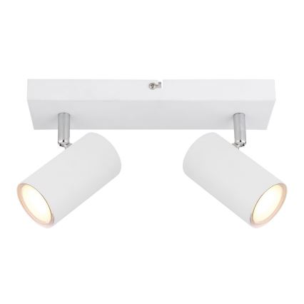 Globo - Kohdevalo 2xGU10/35W/230V valkoinen