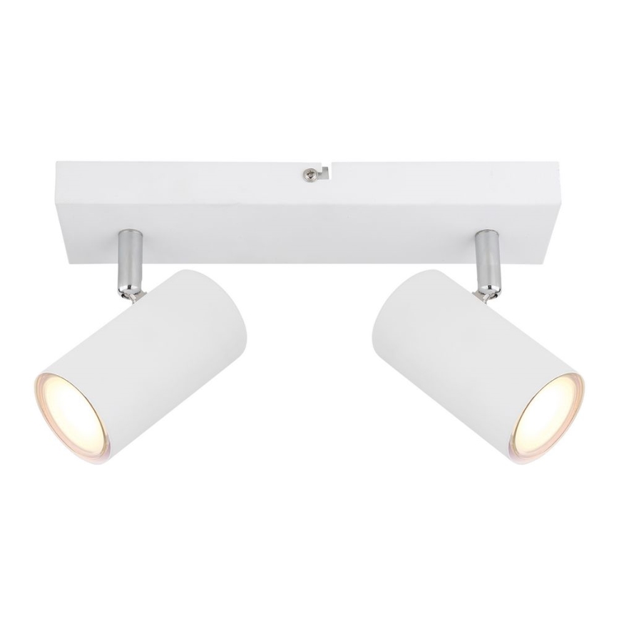 Globo - Kohdevalo 2xGU10/35W/230V valkoinen