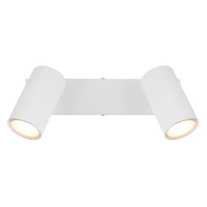 Globo - Kohdevalo 2xGU10/35W/230V valkoinen