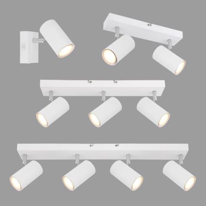 Globo - Kohdevalo 2xGU10/35W/230V valkoinen