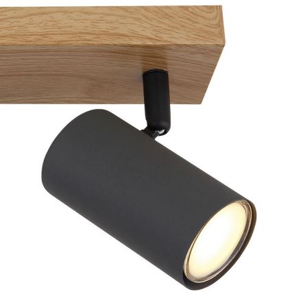 Globo - Kohdevalo 3xGU10/35W/230V harmaa/ruskea