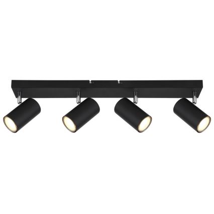 Globo - Kohdevalo 4xGU10/35W/230V musta