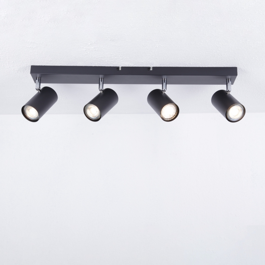 Globo - Kohdevalo 4xGU10/35W/230V musta