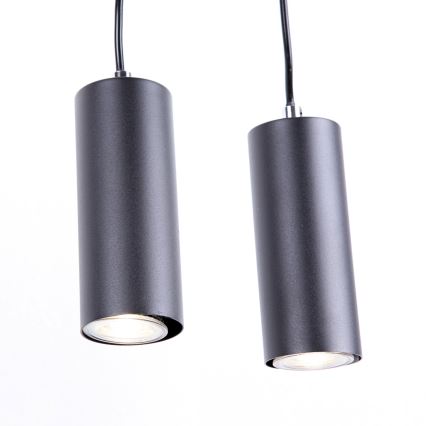 Globo - Riippuvalaisin 4xGU10/35W/230V musta