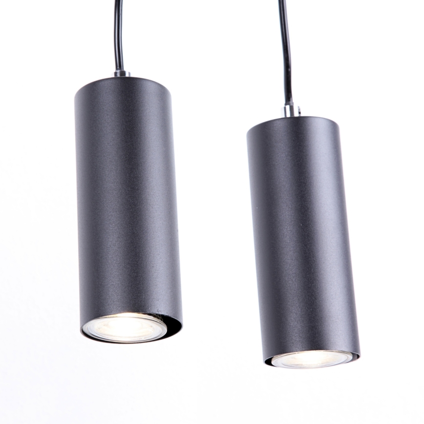 Globo - Riippuvalaisin 4xGU10/35W/230V musta