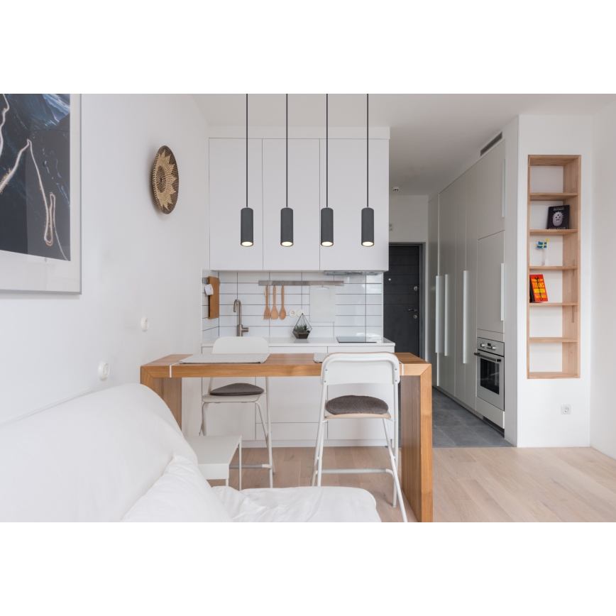 Globo - Kattokruunu johdossa4xGU10/35W/230V harmaa/ruskea