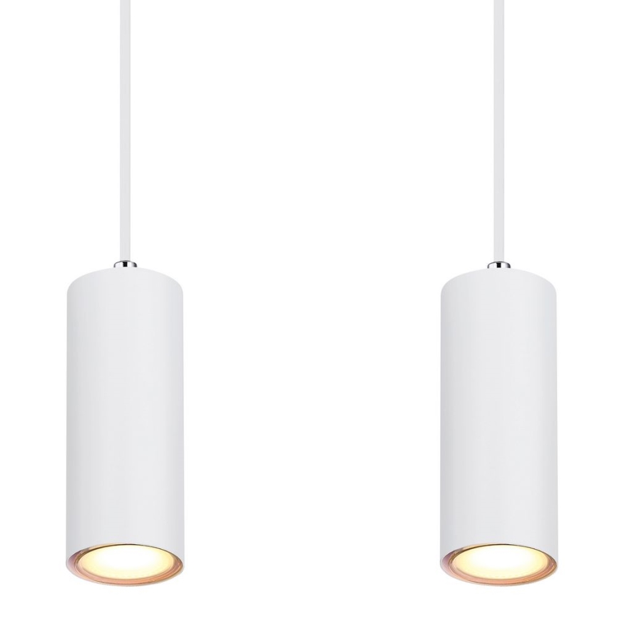 Globo - Kattokruunu johdossa 4xGU10/35W/230V valkoinen