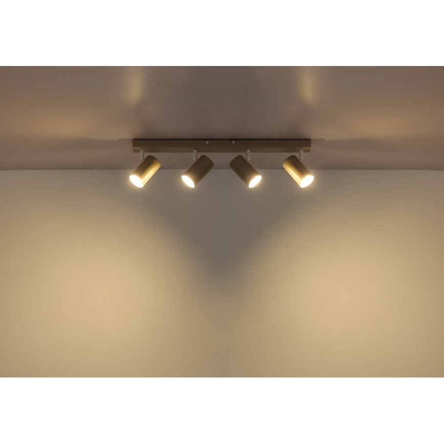 Globo - Spottivalaisin 4xGU10/35W/230V beige