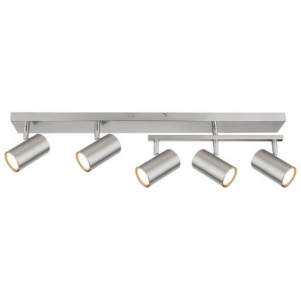 Globo - Kohdevalo 5xGU10/35W/230V mattakromi