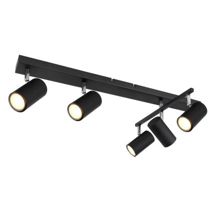 Globo - Kohdevalo 5xGU10/35W/230V musta