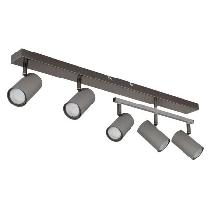 Globo - Kohdevalo 5xGU10/35W/230V harmaa