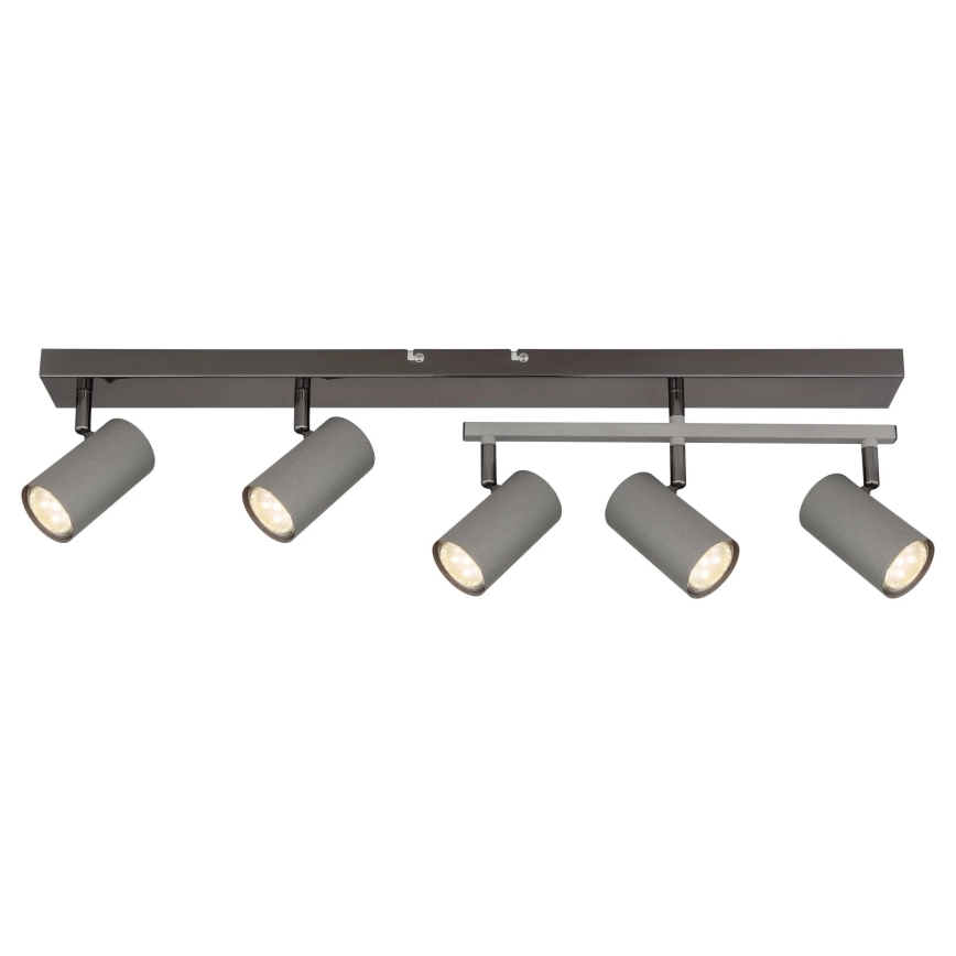 Globo - Kohdevalo 5xGU10/35W/230V harmaa